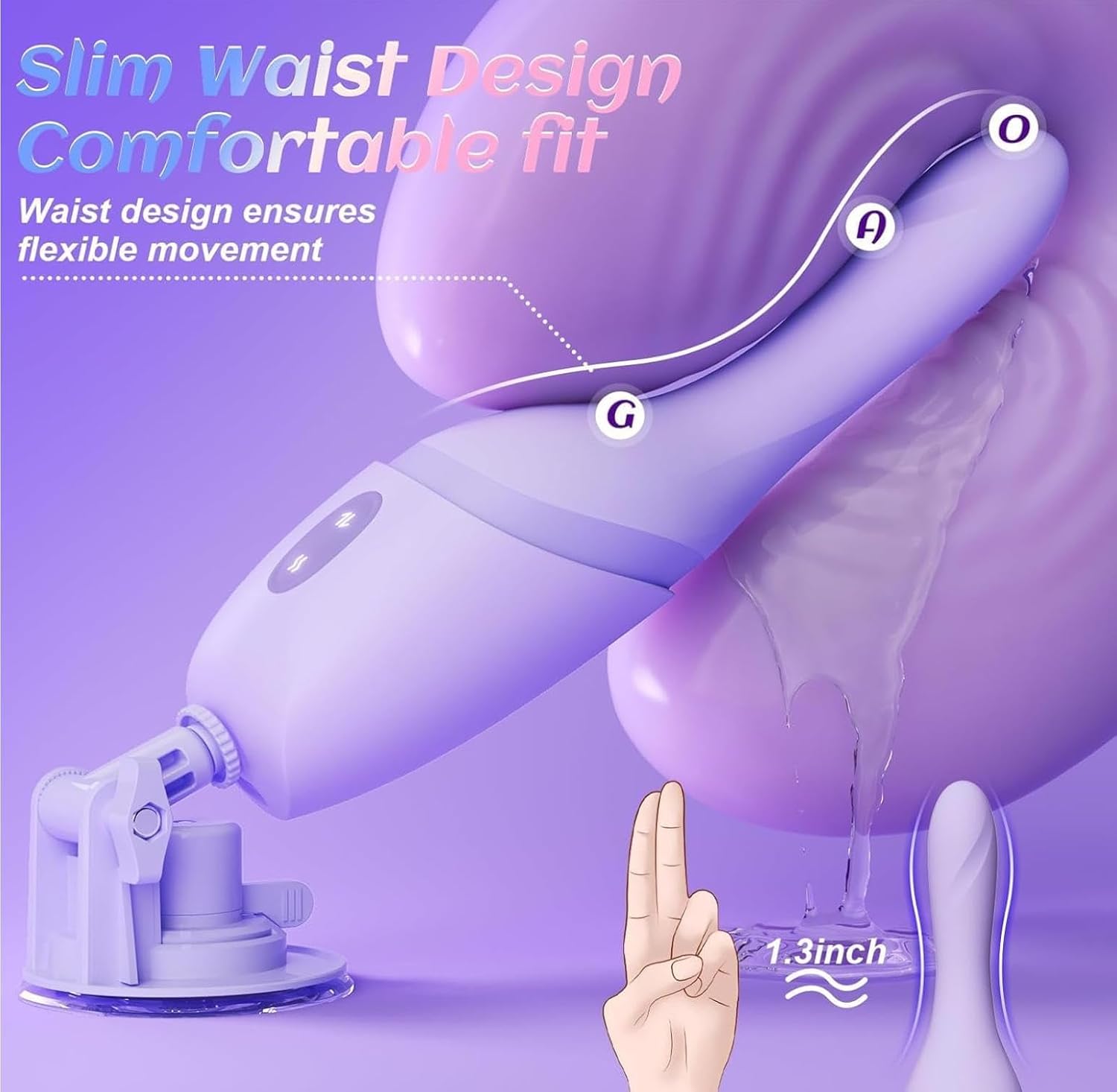 Simulated silicone dick vibrating thrust heating, remotely controlled sucking and licking vibrator toy, with a strong suction cup, freeing your hands - Image 2