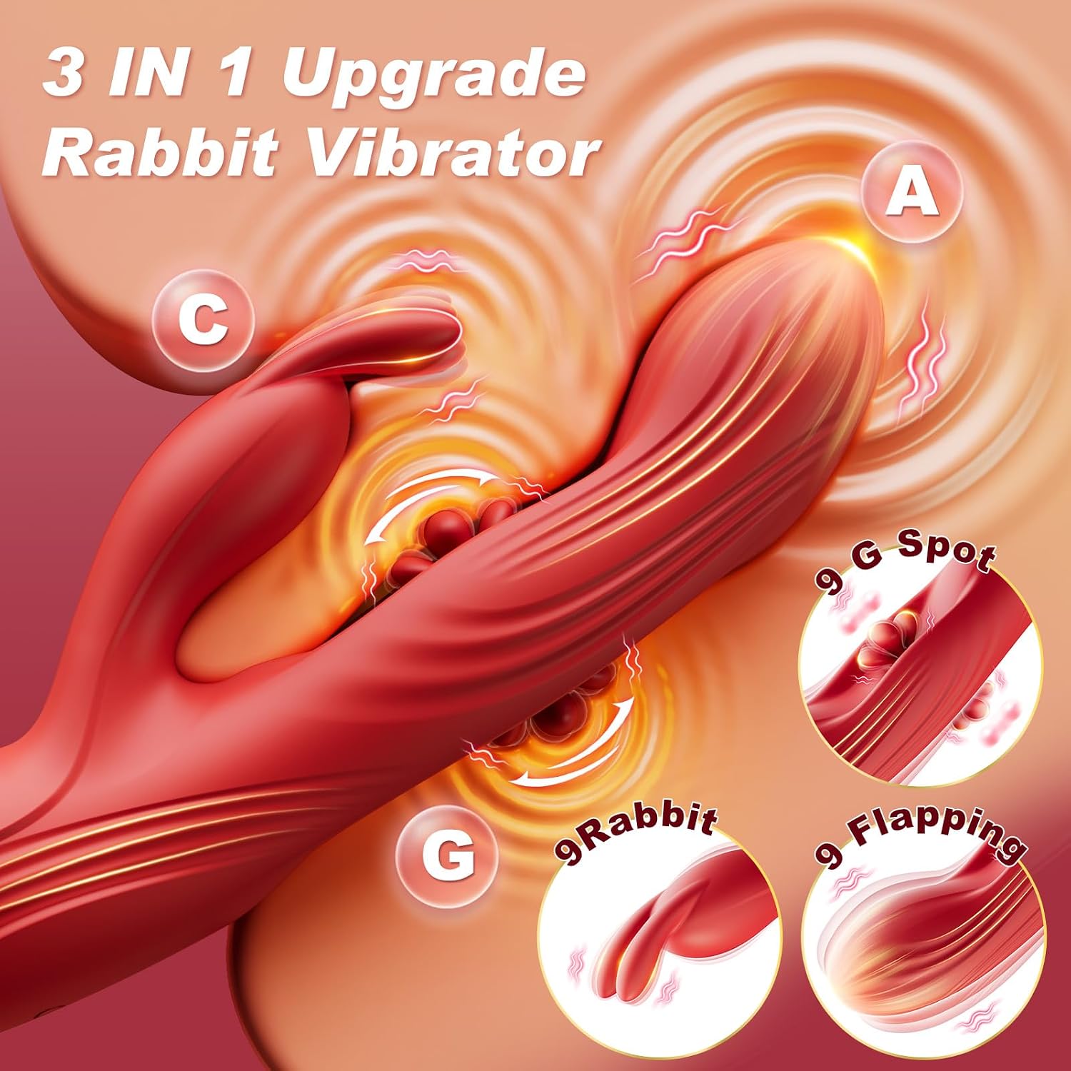 2026 Newly Electric Adult Toy for Women Realistic Silicone Wand Thrusting Stimulation with Cup for Thumb-Grip Push-Style Massage - Image 2